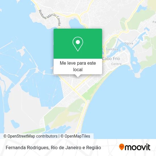 Fernanda Rodrigues mapa
