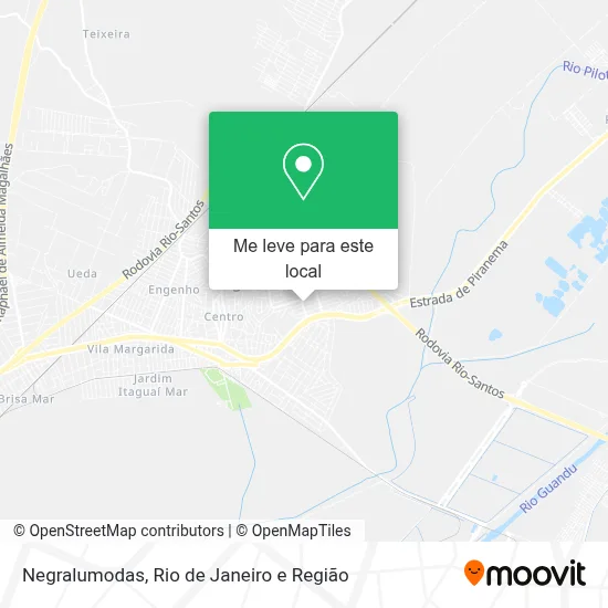 Negralumodas mapa