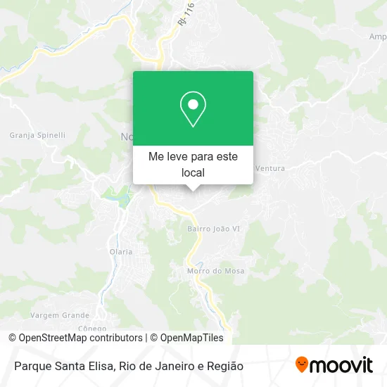 Parque Santa Elisa mapa