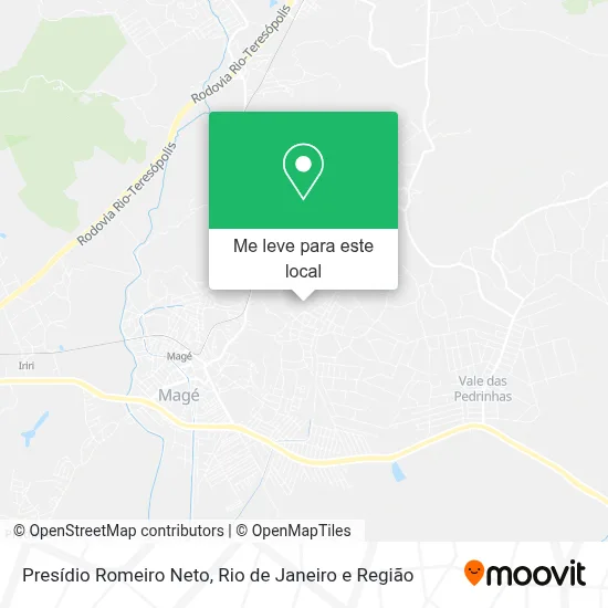 Presídio Romeiro Neto mapa