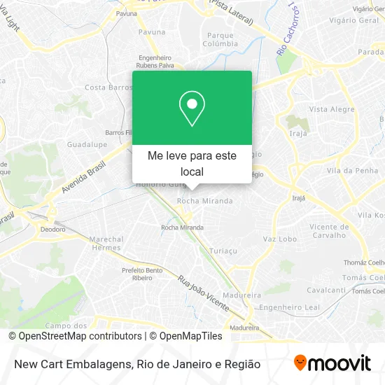 New Cart Embalagens mapa