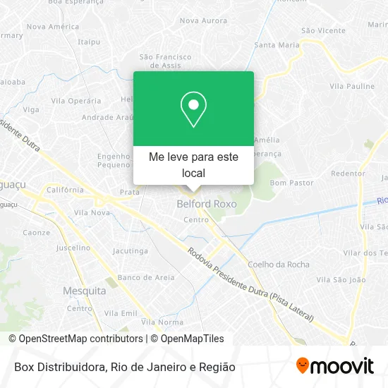 Box Distribuidora mapa