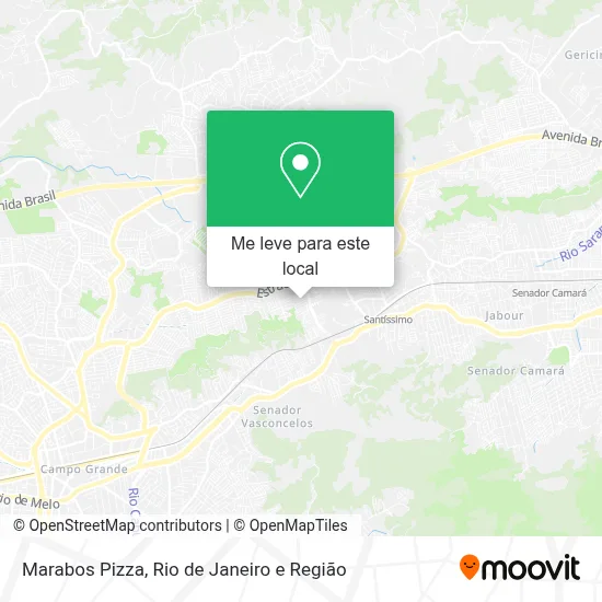 Marabos Pizza mapa
