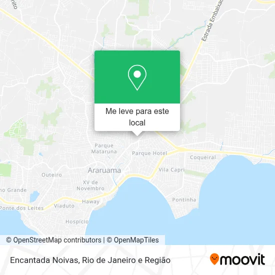 Encantada Noivas mapa