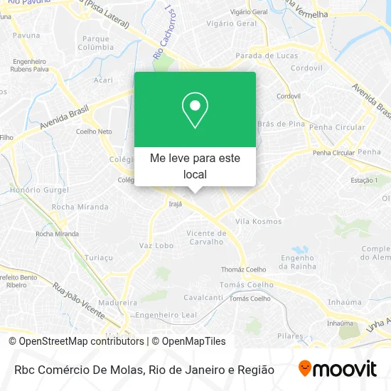 Rbc Comércio De Molas mapa
