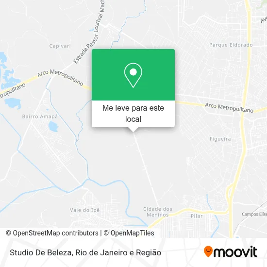 Studio De Beleza mapa