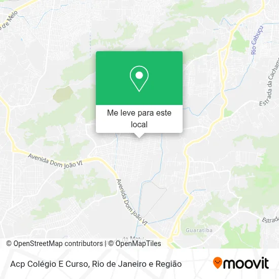 Acp Colégio E Curso mapa