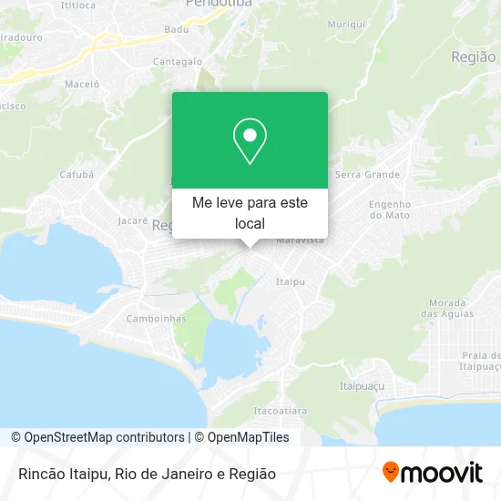 Rincão Itaipu mapa