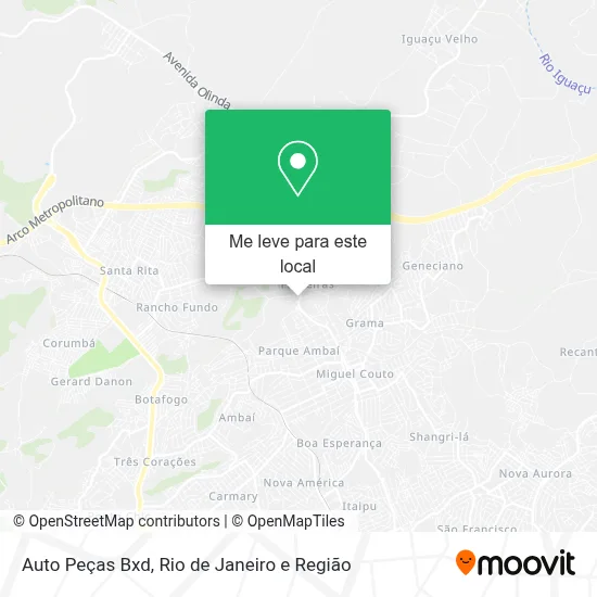 Auto Peças Bxd mapa