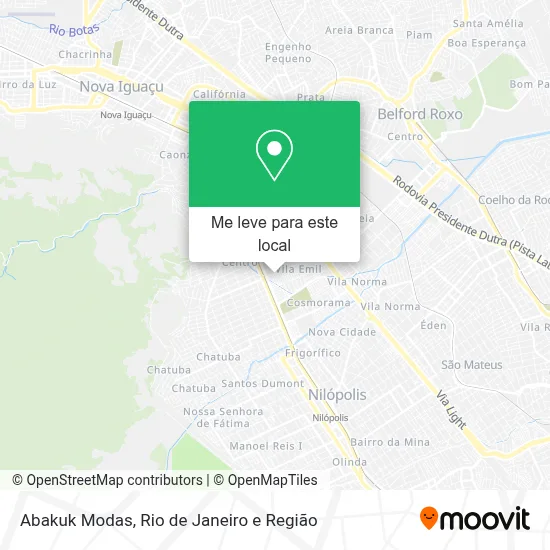 Abakuk Modas mapa