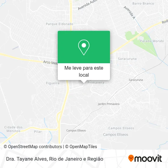 Dra. Tayane Alves mapa