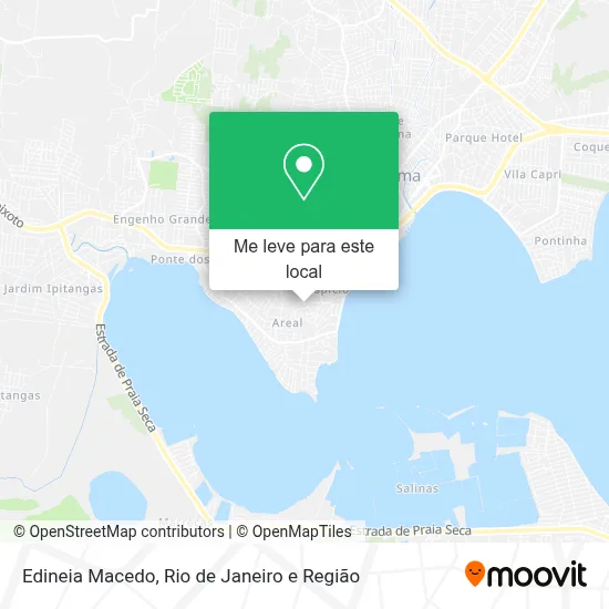Edineia Macedo mapa
