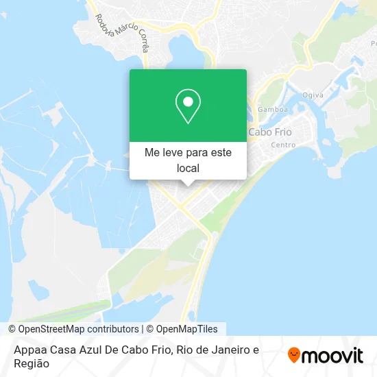 Appaa Casa Azul De Cabo Frio mapa