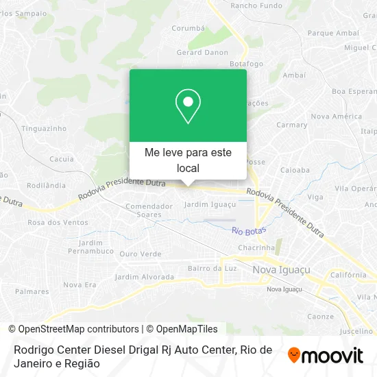Rodrigo Center Diesel Drigal Rj Auto Center mapa