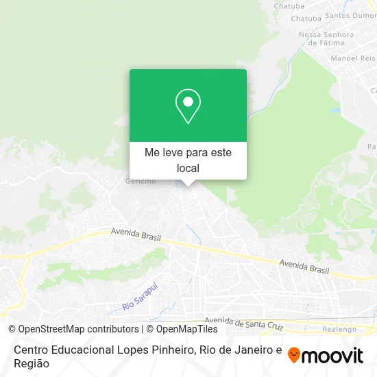 Centro Educacional Lopes Pinheiro mapa
