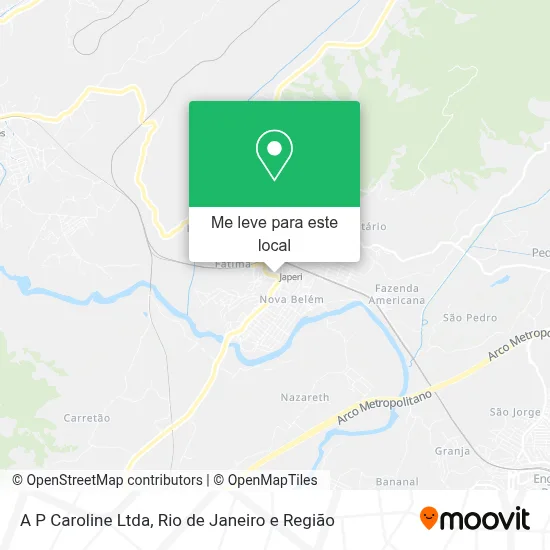 A P Caroline Ltda mapa