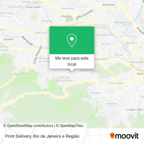 Print Delivery mapa