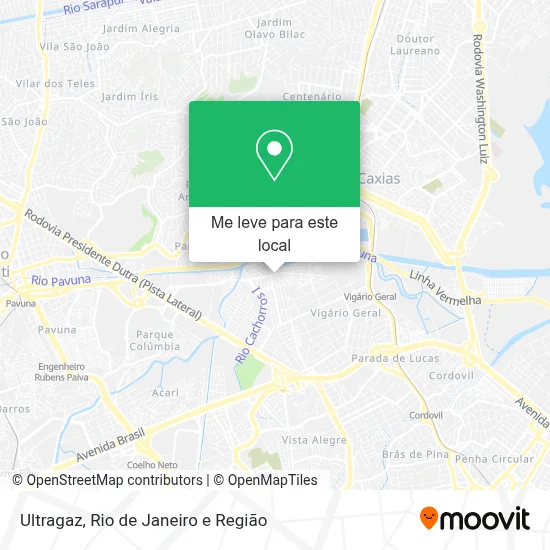 Ultragaz mapa