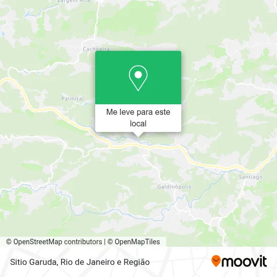 Sitio Garuda mapa