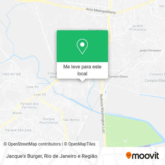 Jacque's Burger mapa