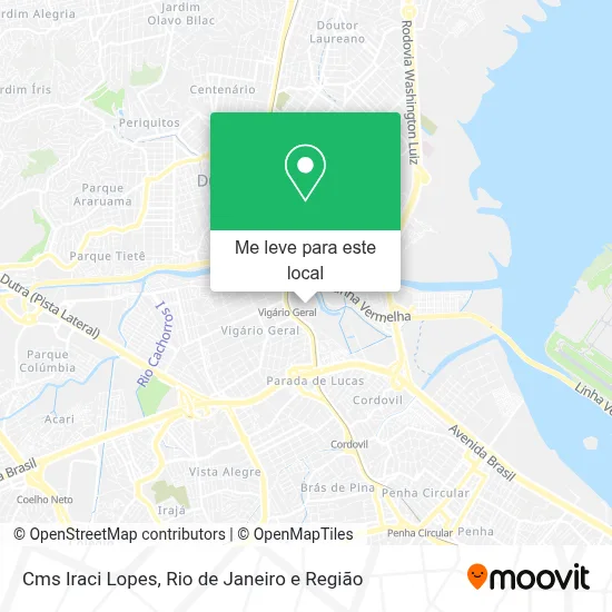 Cms Iraci Lopes mapa