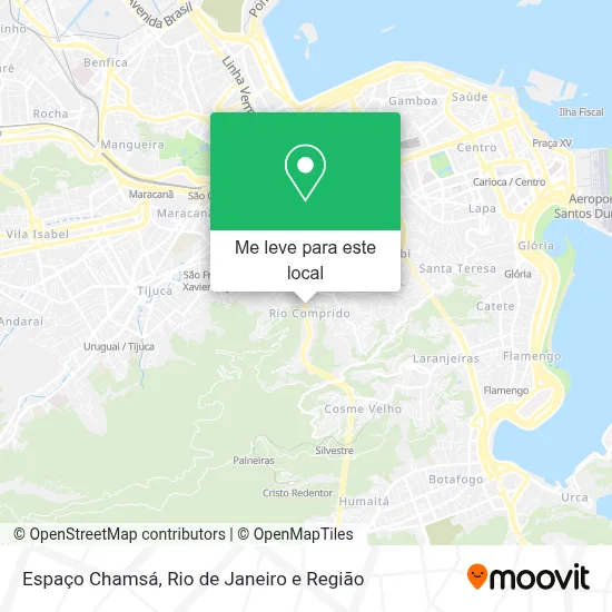 Espaço Chamsá mapa