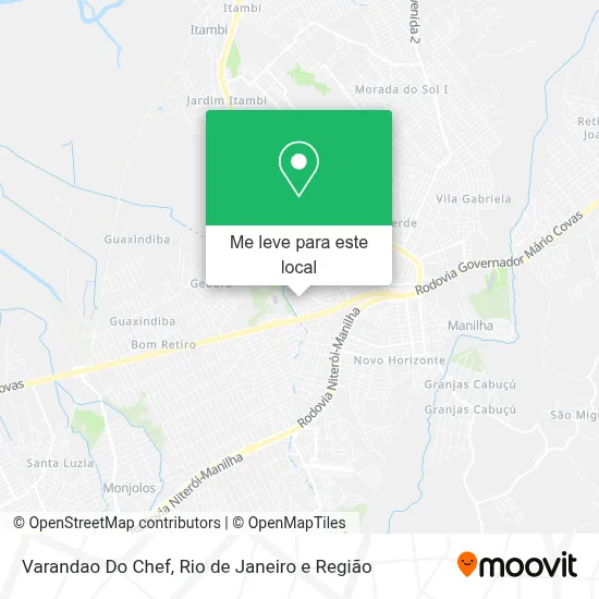 Varandao Do Chef mapa