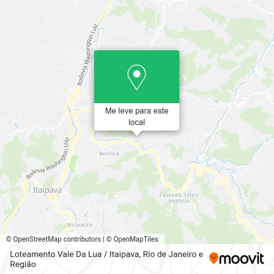 Loteamento Vale Da Lua / Itaipava mapa