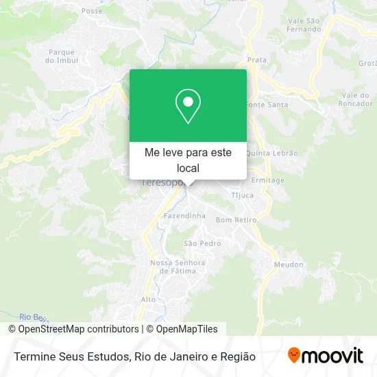 Termine Seus Estudos mapa