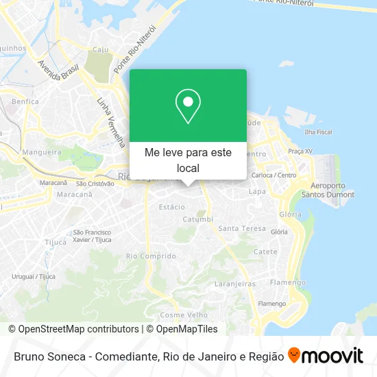 Bruno Soneca - Comediante mapa