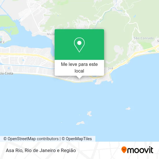 Asa Rio mapa