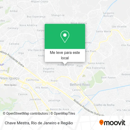Chave Mestra mapa