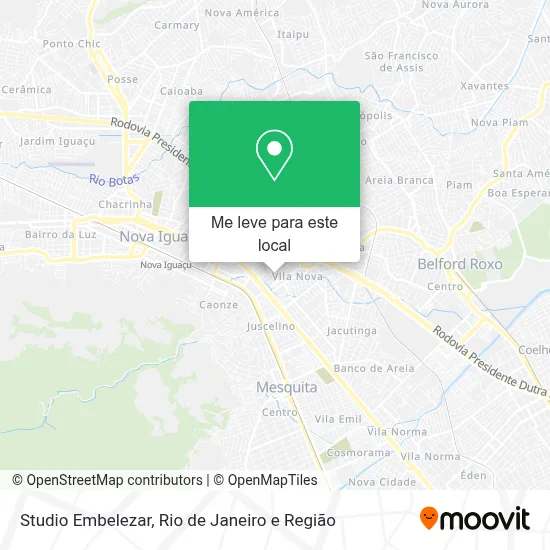 Studio Embelezar mapa