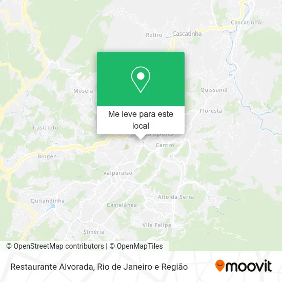Restaurante Alvorada mapa
