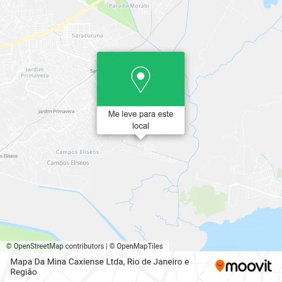 Mapa Da Mina Caxiense Ltda mapa