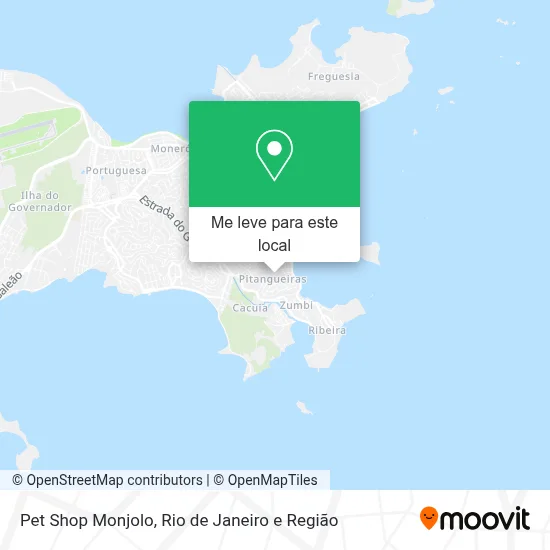 Pet Shop Monjolo mapa