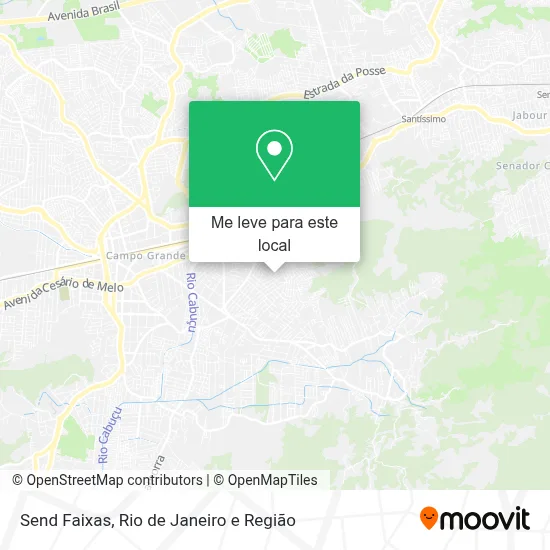 Send Faixas mapa
