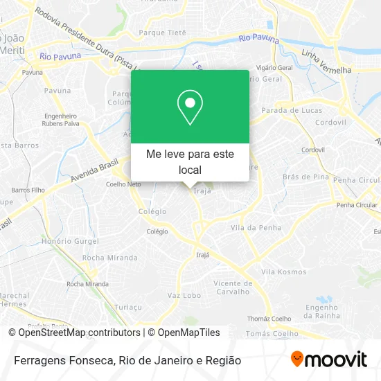 Ferragens Fonseca mapa