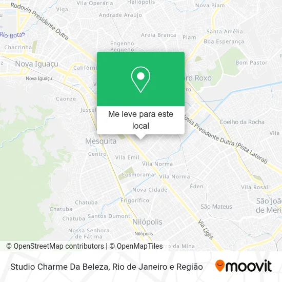 Studio Charme Da Beleza mapa