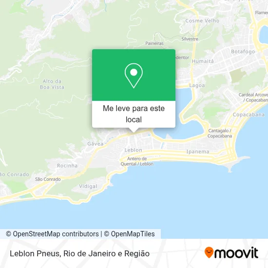Leblon Pneus mapa