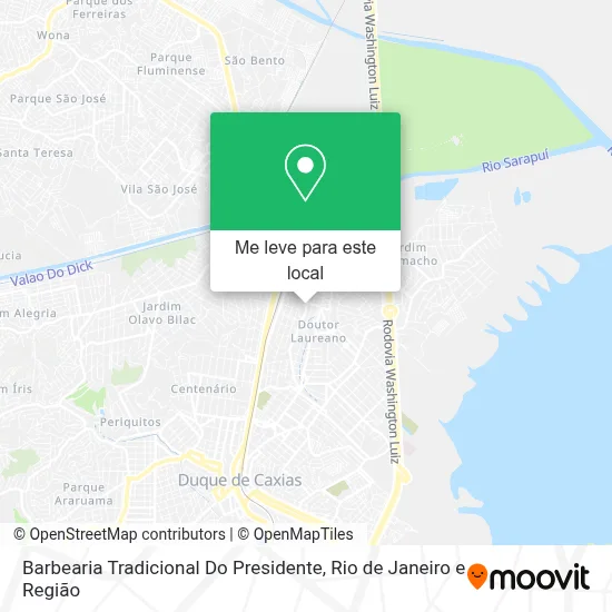 Barbearia Tradicional Do Presidente mapa