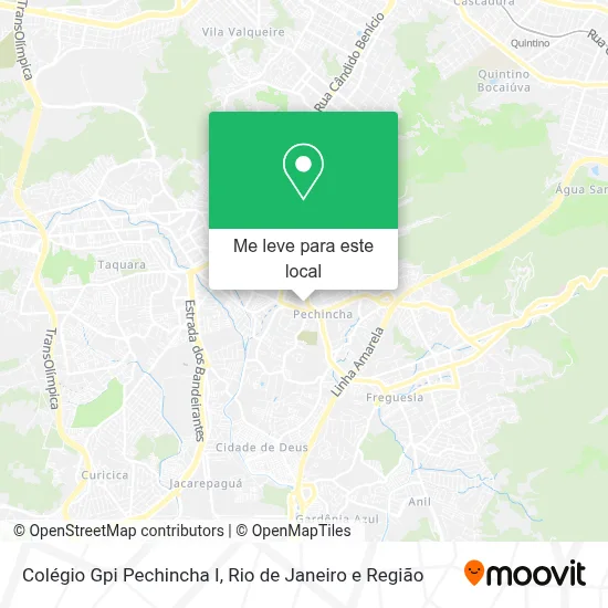Colégio Gpi Pechincha I mapa