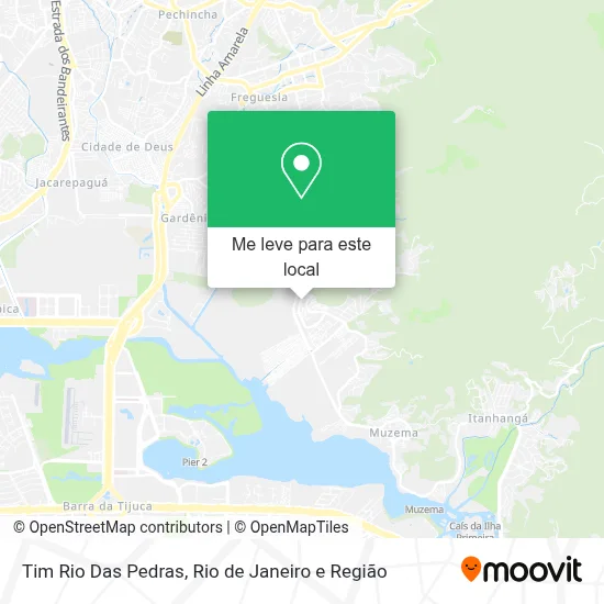 Tim Rio Das Pedras mapa