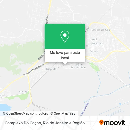Complexo Do Caçao mapa