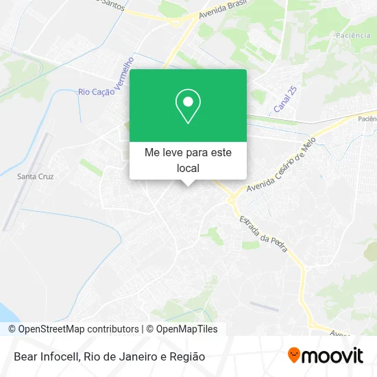 Bear Infocell mapa