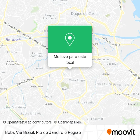 Bobs Via Brasil mapa