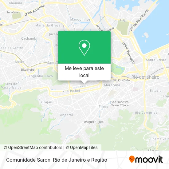 Comunidade Saron mapa