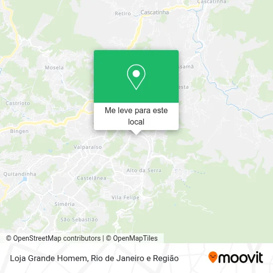 Loja Grande Homem mapa