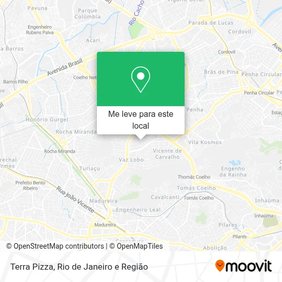 Terra Pizza mapa