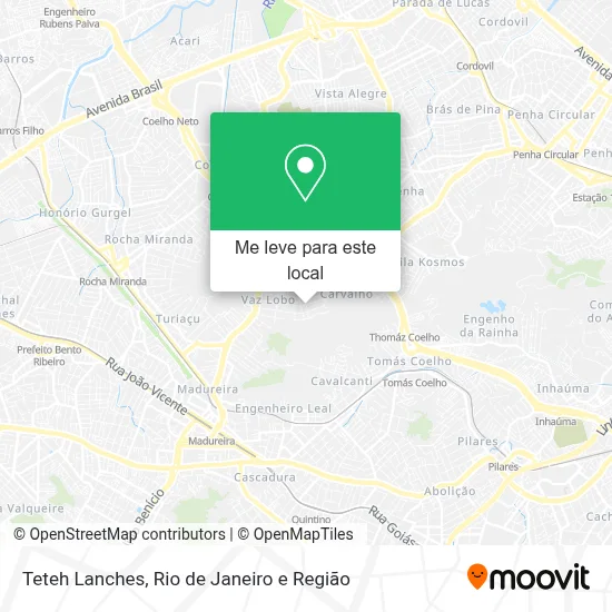 Teteh Lanches mapa